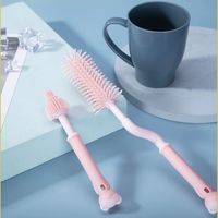 Casual Solid Color Silica Gel Cleaning Brush sku image 5