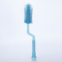 Casual Solid Color Silica Gel Cleaning Brush sku image 4
