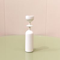 Vintage Style Simple Style Solid Color Wood Candlestick sku image 9