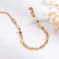 Casual Simple Style Geometric 201 Stainless Steel 18K Gold Plated Bracelets In Bulk main image 4