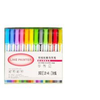 1 Set Solid Color Learning Daily Plastic Preppy Style Fluorescent Pen main image 2
