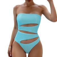 Women's Basic Modern Style Simple Style Solid Color 1 Piece One Piece Swimwear main image 3