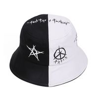 Unisex Casual Hip-hop Letter Wide Eaves Bucket Hat main image 2