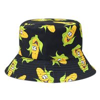 Unisex Simple Style Vegetable Wide Eaves Bucket Hat main image 5