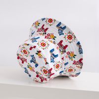 Unisex Casual Simple Style Cartoon Horse Printing Wide Eaves Bucket Hat main image 5