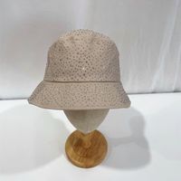 Women's Casual Elegant Solid Color Rhinestone Wide Eaves Bucket Hat sku image 9