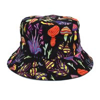 Unisex Casual Hip-hop Mushroom Wide Eaves Bucket Hat sku image 1