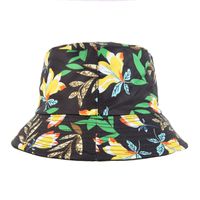 Unisex Casual Vacation Tropical Wide Eaves Bucket Hat sku image 1