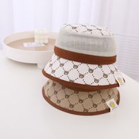 Unisex Sweet Cartoon Bear Wide Eaves Bucket Hat main image 3