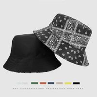 Unisex Casual Hip-hop Paisley Wide Eaves Bucket Hat main image 3
