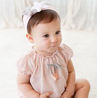 Kid's Cute Bunny Ears Star Bow Knot Cloth Hair Band main image 2