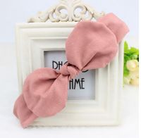 Kid's Cute Bunny Ears Star Bow Knot Cloth Hair Band sku image 2