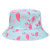 Unisex Lässig Ferien Flamingo Breite Traufen Bucket Hat sku image 2