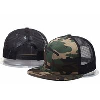Unisex Casual Simple Style Color Block Camouflage Flat Eaves Baseball Cap main image 2