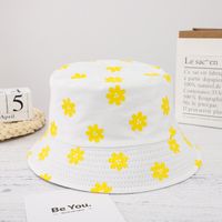 Unisex Casual Flower Wide Eaves Bucket Hat sku image 3