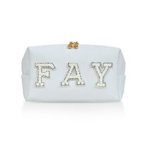 Vintage Style Classic Style Letter Pu Leather Square Makeup Bags sku image 4
