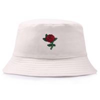 Unisex Simple Style Rose Wide Eaves Bucket Hat sku image 4