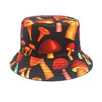 للجنسين غير رسمي هيب هوب فطر طباعة طنف واسعة قبعة دلو sku image 3
