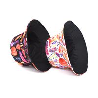 Unisex Casual Hip-hop Mushroom Printing Wide Eaves Bucket Hat main image 5