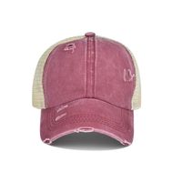 Mujeres Casual Estilo Simple Color Sólido Aleros Curvos Gorra De Beisbol main image 5