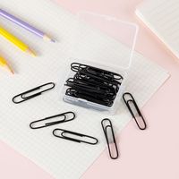 1 Piece Solid Color Learning School Plastic Metal Preppy Style Sweet Paper Clip sku image 10