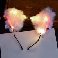 Fashion Angel Wings Goose Feather Luminous Headband Party Headdress Wholesale sku image 9
