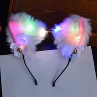 Fashion Angel Wings Goose Feather Luminous Headband Party Headdress Wholesale sku image 10