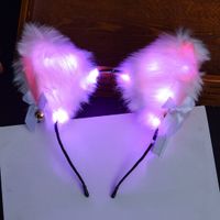 Fashion Angel Wings Goose Feather Luminous Headband Party Headdress Wholesale sku image 11