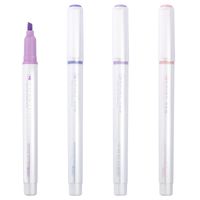 1 Set Color Block Learning School Plastic Preppy Style Simple Style Fluorescent Pen main image 2