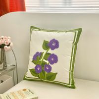 Vacation Flower Cotton And Linen Throw Pillow sku image 15