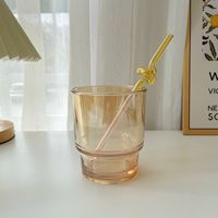 Casual Vacation Solid Color Glass Straw 1 Piece main image 5