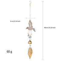 Vintage Style Pastoral Bird Artificial Crystal Wind Chime sku image 1