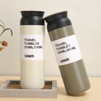 Casual Vacation Multicolor Stainless Steel Water Bottles 1 Piece main image 4