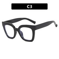 Streetwear Solid Color Ac Square Full Frame Optical Glasses sku image 3