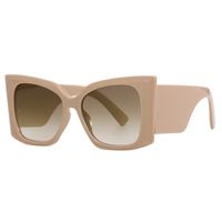 Retro Vintage Style Beach Solid Color Ac Square Full Frame Women's Sunglasses main image 10