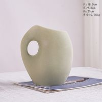 Einfacher Stil Einfarbig Keramik Vase Künstliche Dekorationen sku image 8
