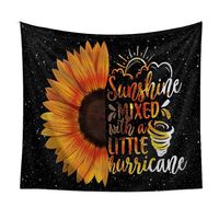 Ethnic Style Pastoral Sunflower Polyester Tapestry main image 5