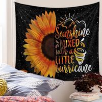 Ethnic Style Pastoral Sunflower Polyester Tapestry main image 3