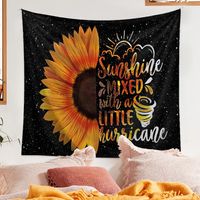 Ethnic Style Pastoral Sunflower Polyester Tapestry main image 2