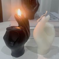 Vintage Style Simple Style Gesture Wax Candle main image 2