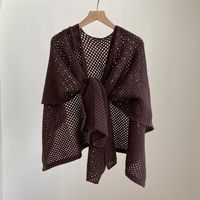 Women's Fashion Solid Color Polyester Shawl sku image 3