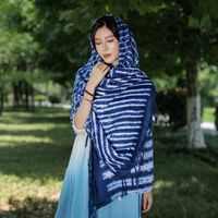 Women's Ethnic Style Printing Tie Dye Polyester Shawl sku image 7