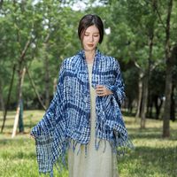 Women's Ethnic Style Printing Tie Dye Polyester Shawl sku image 6