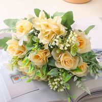 Lady Flower Plastic Silk Flower Imitation Plants Artificial Flowers sku image 6