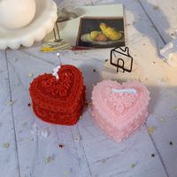 Valentine's Day Vintage Style Sweet Heart Shape Wax main image 4