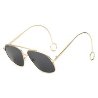 Fashion Solid Color Ac Special-shaped Mirror Full Frame Women's Sunglasses main image 1