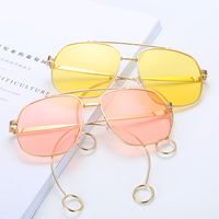 Fashion Solid Color Ac Special-shaped Mirror Full Frame Women's Sunglasses main image 2