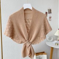 Women's Sweet Solid Color Polyester Shawl sku image 4