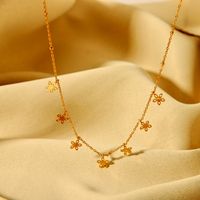 Simple Style Star Stainless Steel Pendant Necklace main image 5