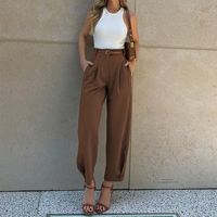Women's Daily Casual Retro Solid Color Ankle-length Dress Pants main image 4